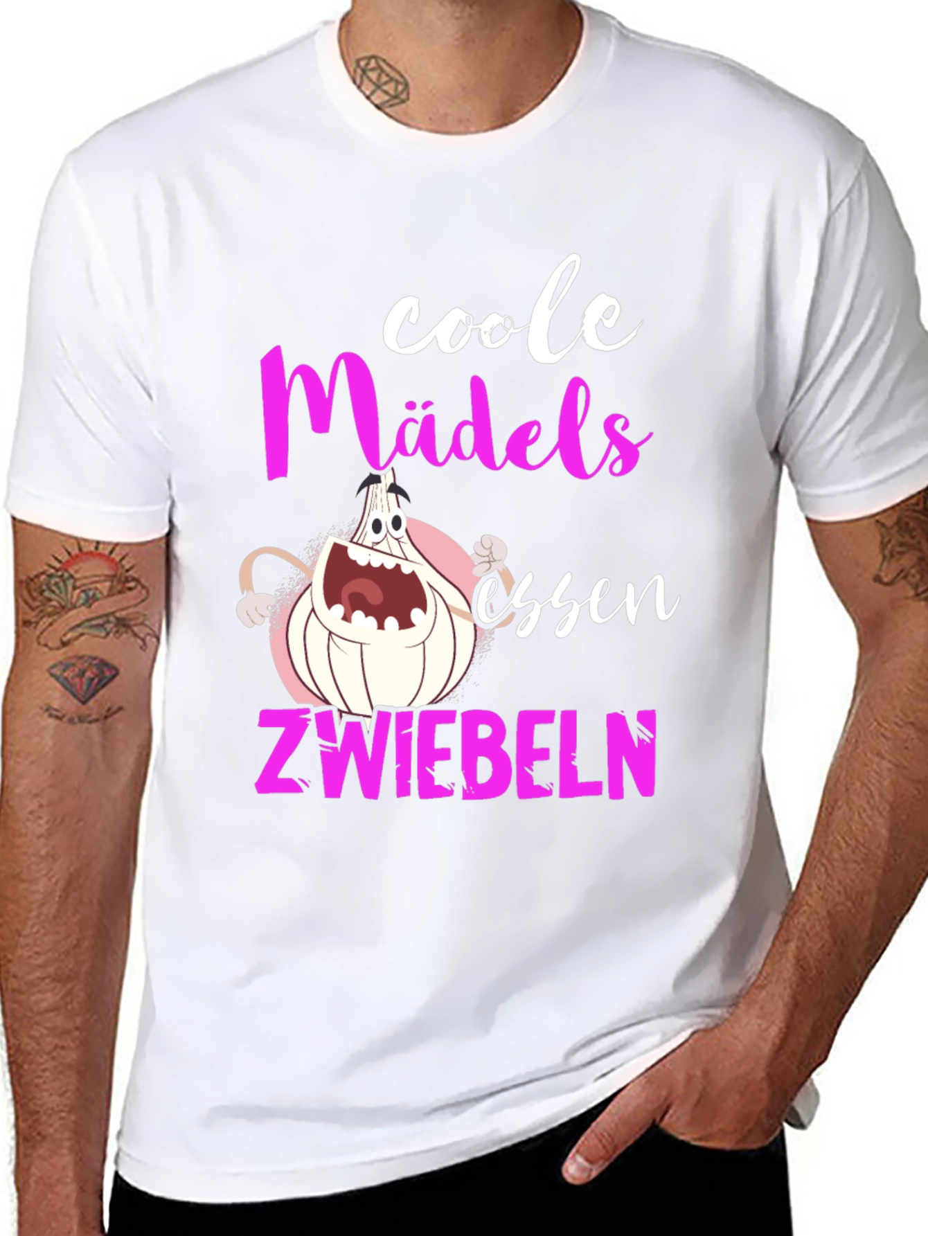 Coole Mädels Essen Zwiebeln Graphic Tee