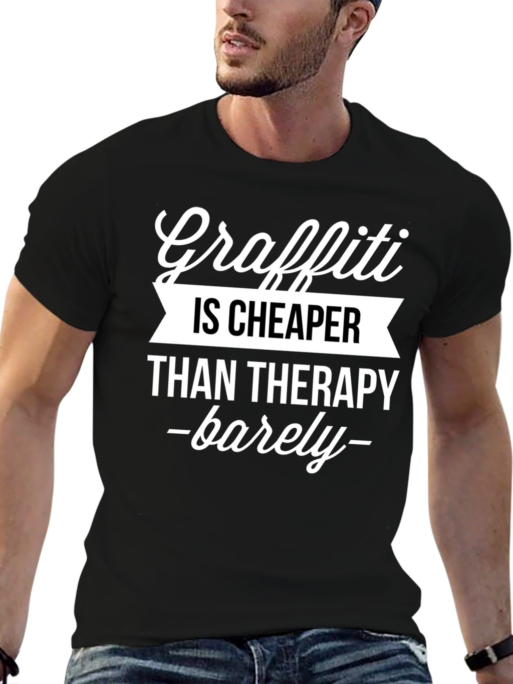 Graffiti Cheaper Than Therapy T-Shirt