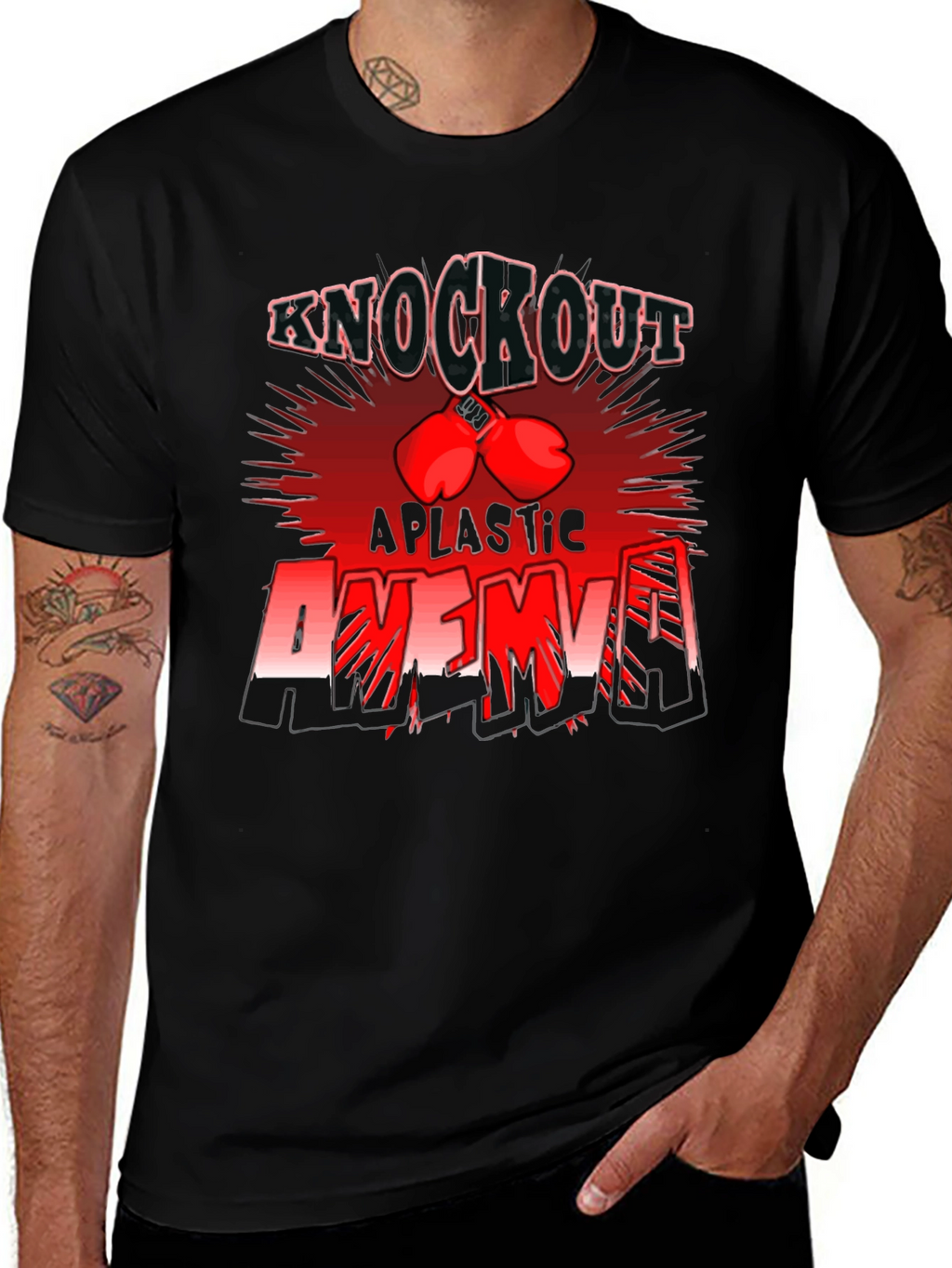 Knockout Aplastic Anemia Awareness T-Shirt