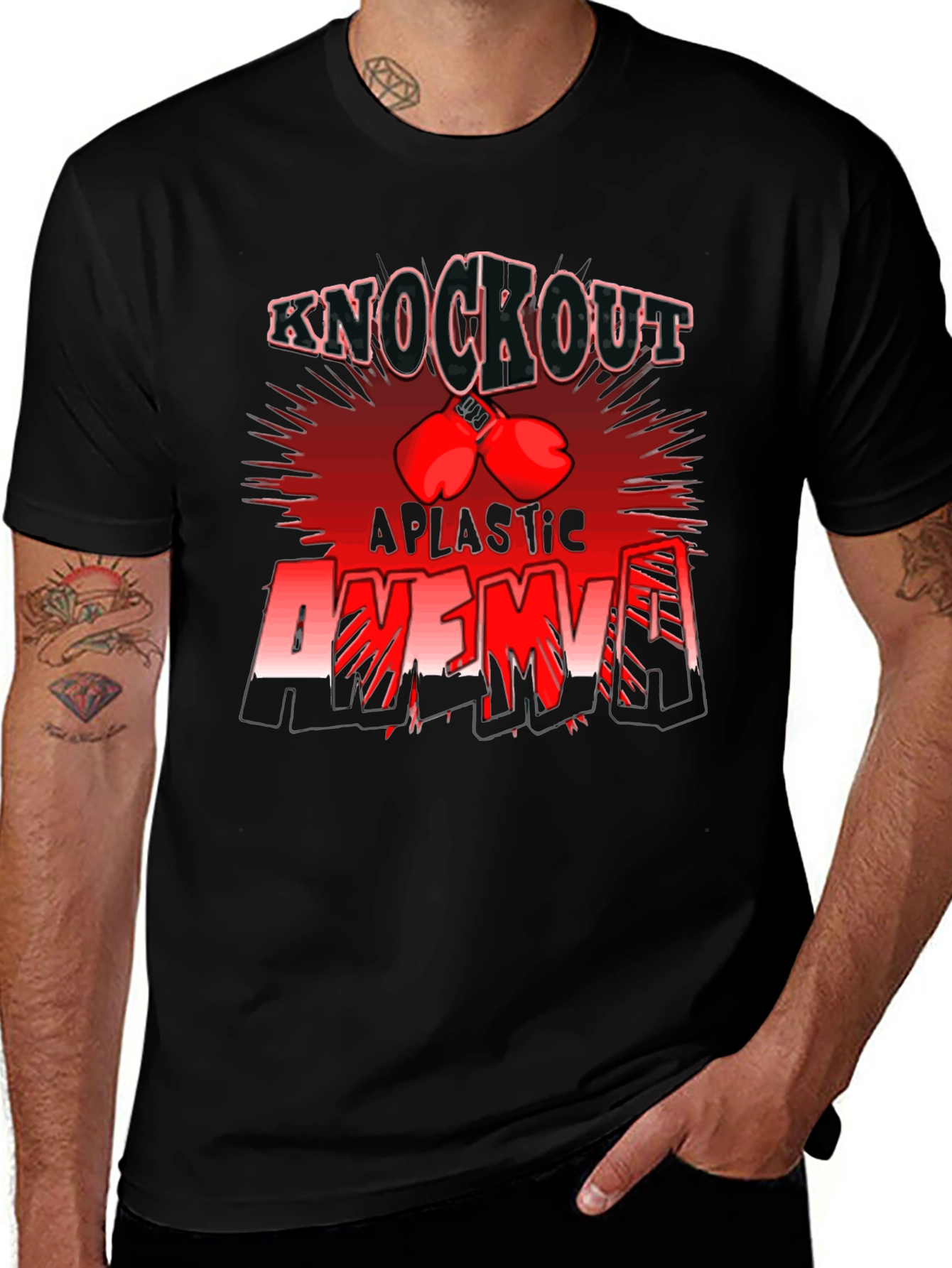 Knockout Aplastic Anemia Awareness T-Shirt