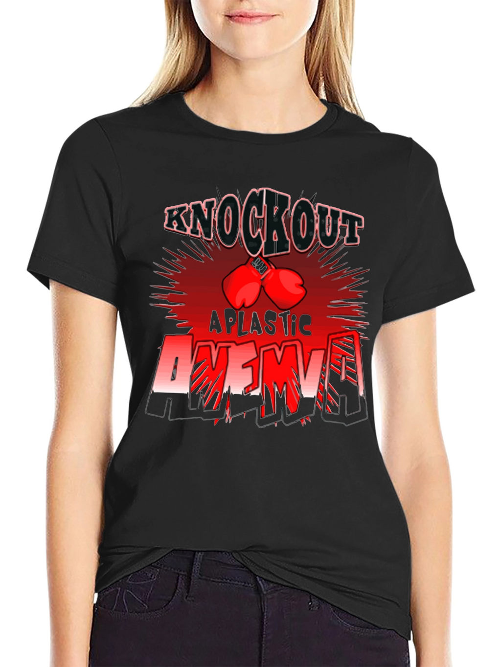 Knockout Aplastic Anemia Awareness T-Shirt