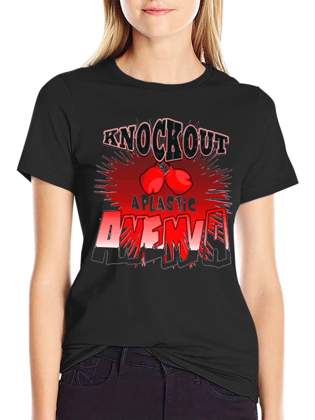 Knockout Aplastic Anemia Awareness T-Shirt