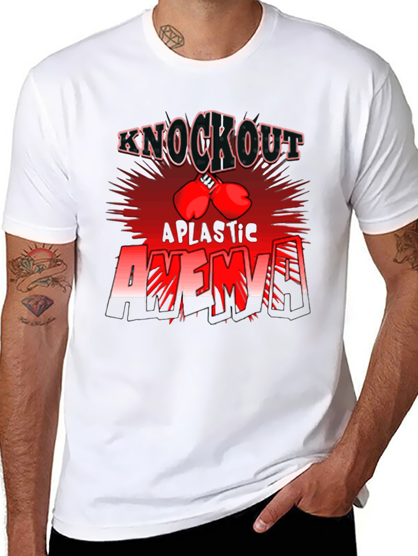 Knockout Aplastic Anemia Awareness T-Shirt