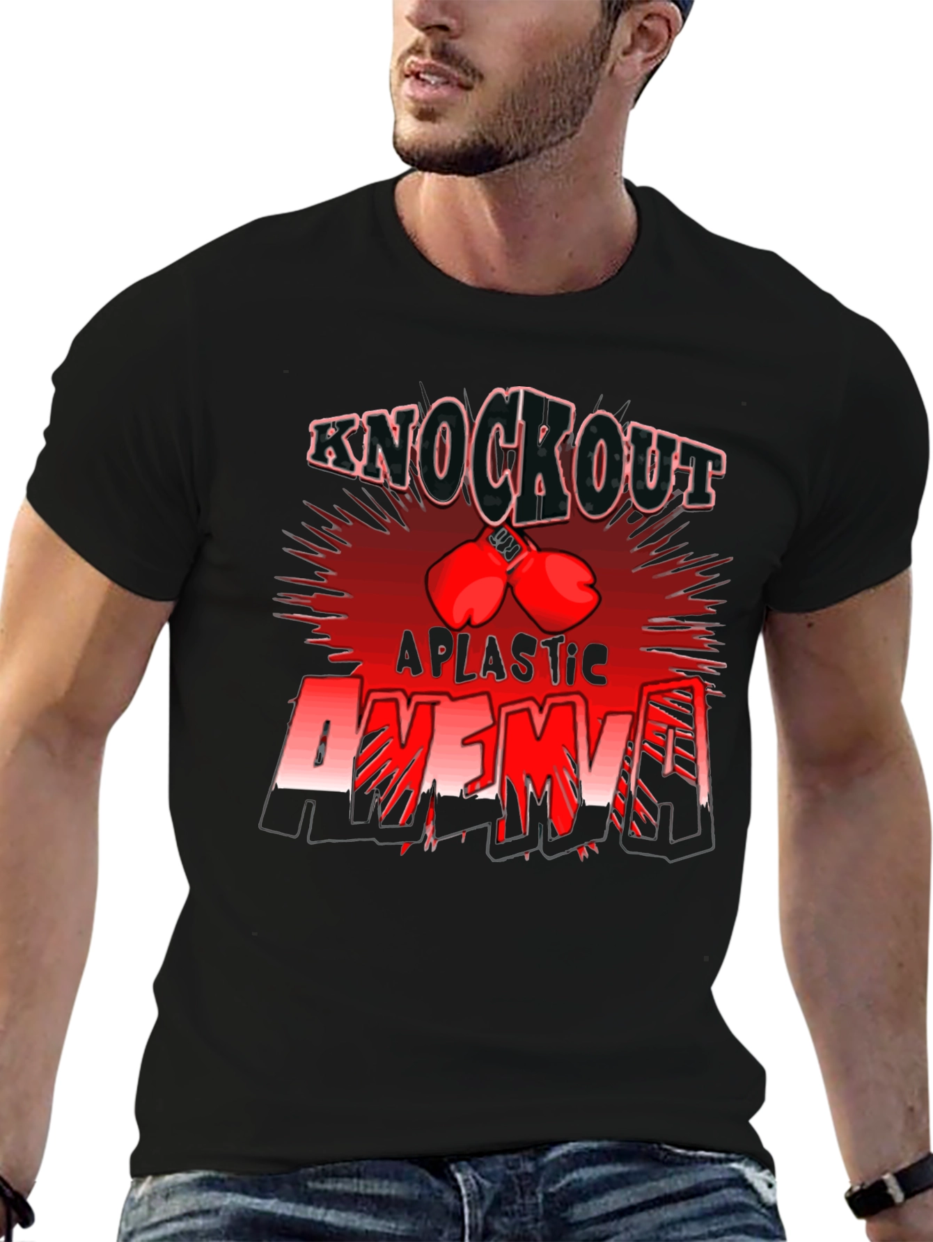 Knockout Aplastic Anemia Awareness T-Shirt