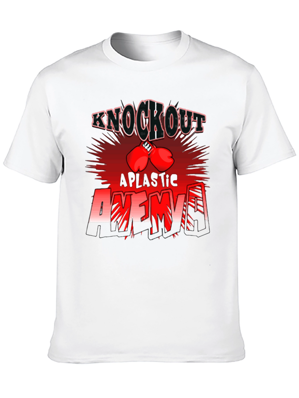 Knockout Aplastic Anemia Awareness T-Shirt