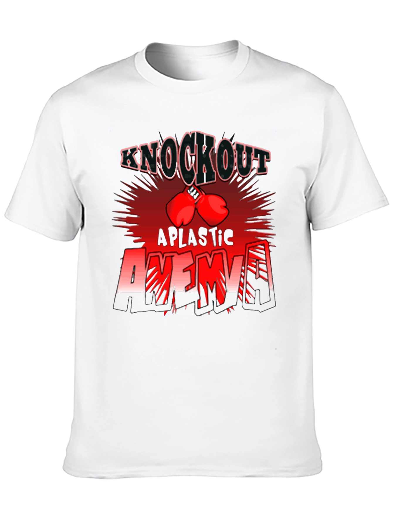 Knockout Aplastic Anemia Awareness T-Shirt