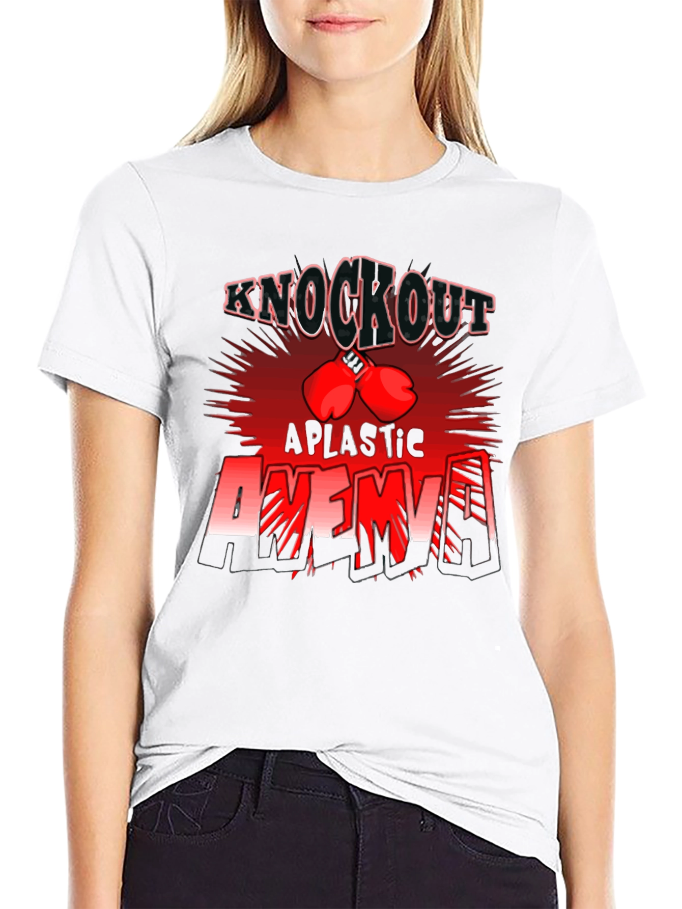 Knockout Aplastic Anemia Awareness T-Shirt