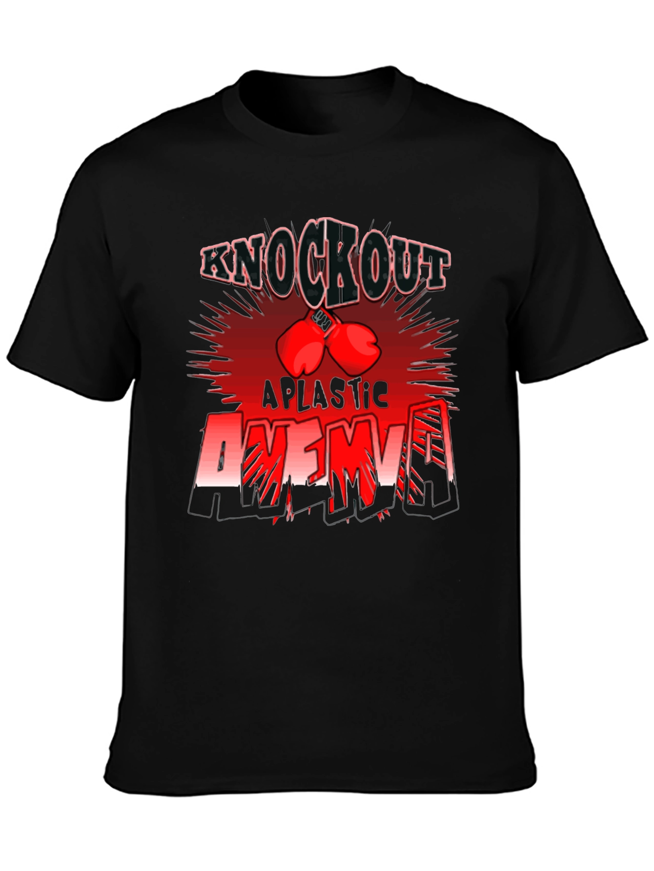 Knockout Aplastic Anemia Awareness T-Shirt