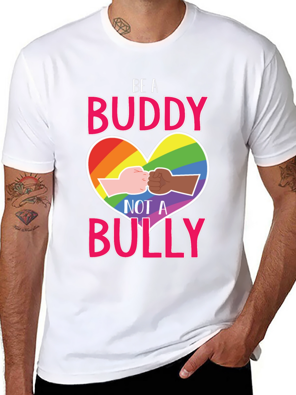 Be A Buddy Not a Bully Equality T-Shirt