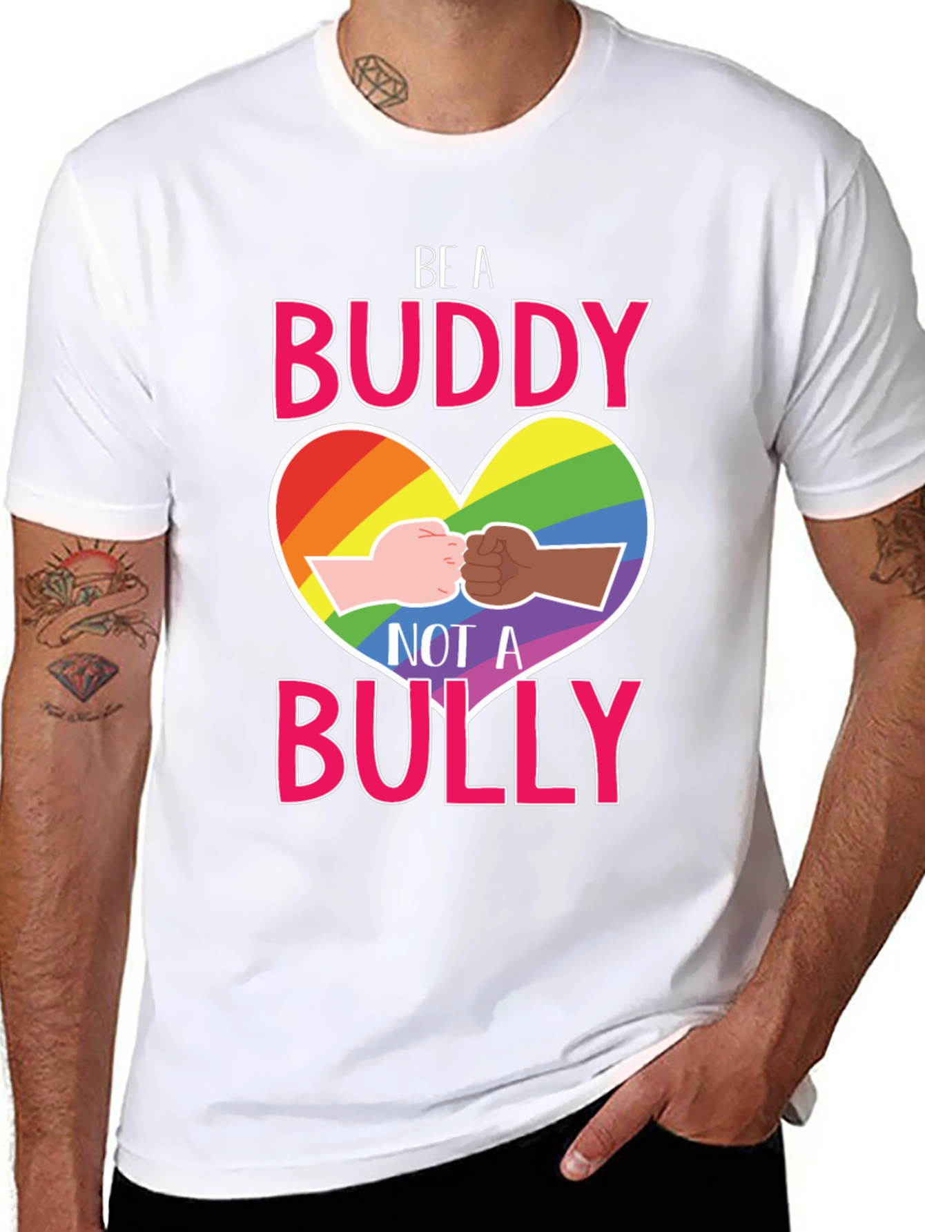 Be A Buddy Not a Bully Equality T-Shirt