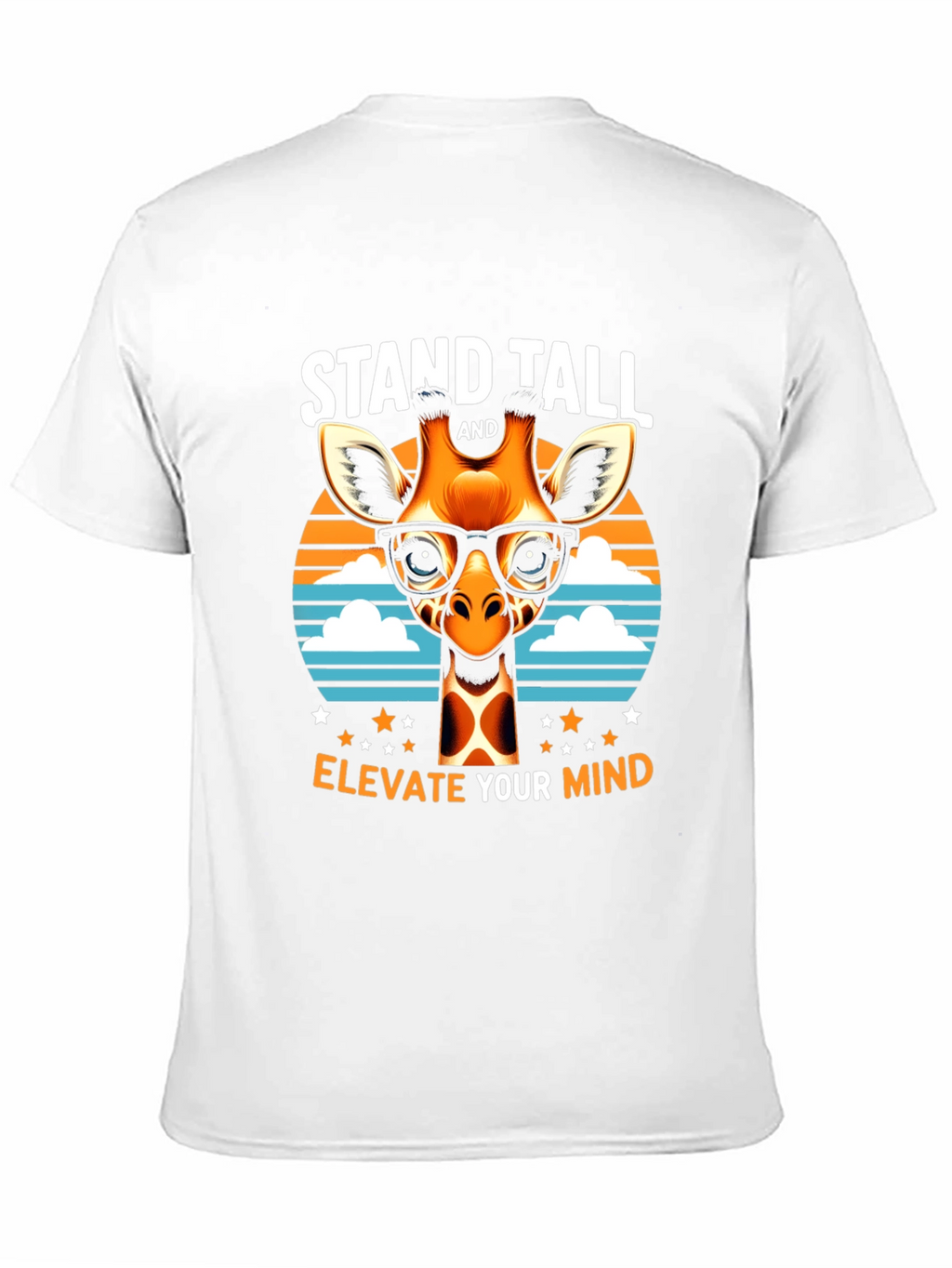Stand Tall Giraffe Tee - Elevate Your Mind T-Shirt