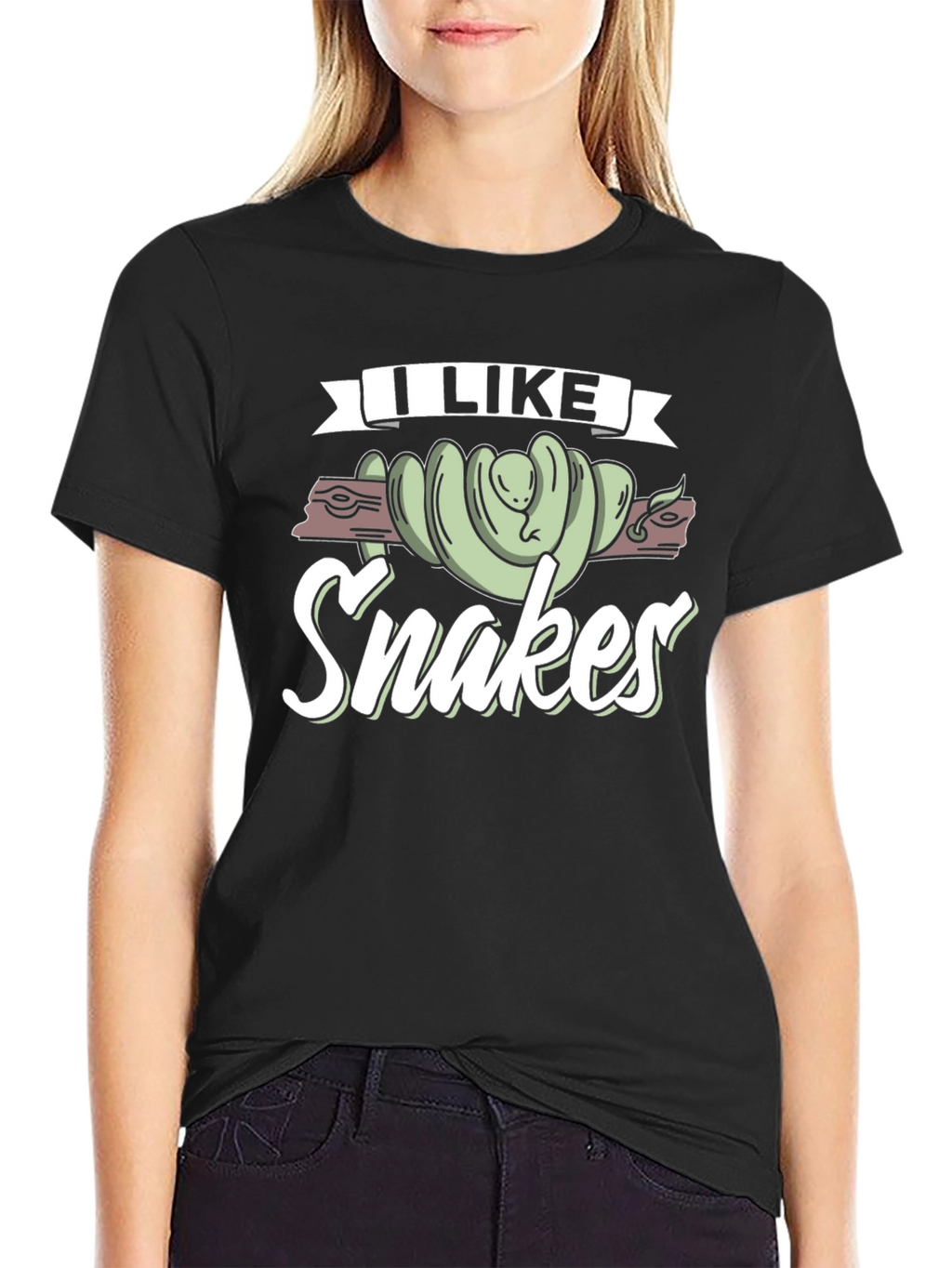 I Like Snakes T-Shirt Funny Reptile Lover Tee