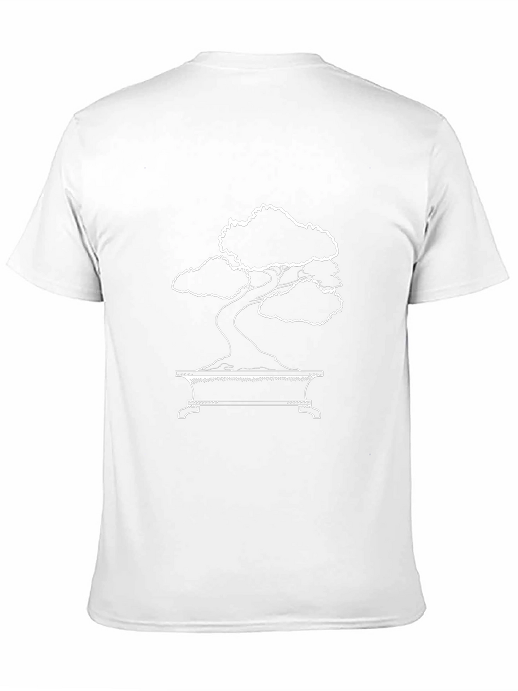 Bonsai Tree Graphic Tee - Minimalist Style