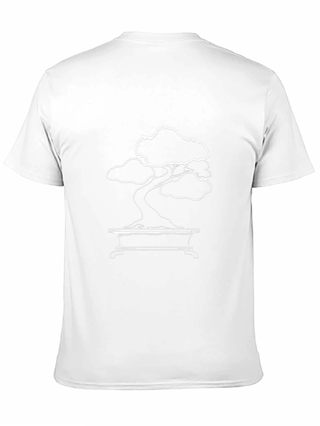 Bonsai Tree Graphic Tee - Minimalist Style