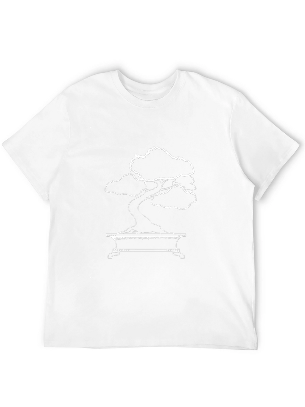 Bonsai Tree Graphic Tee - Minimalist Style