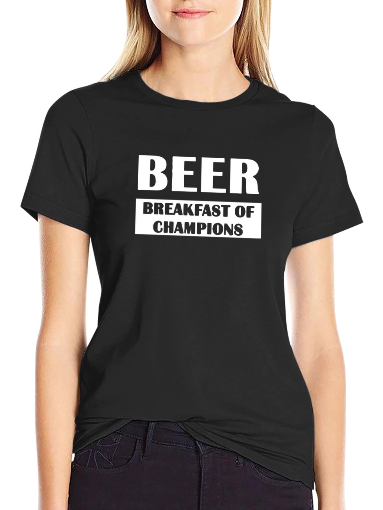 Beer Breakfast of Champions Graphic T-Shirt