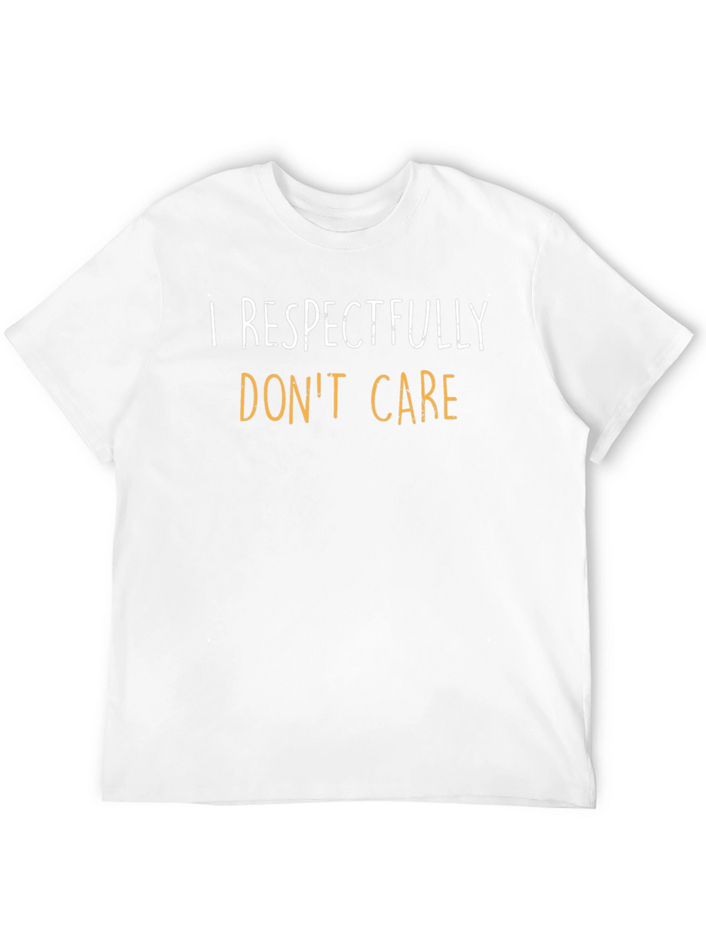Respectfully Dont Care Graphic Tee - Black