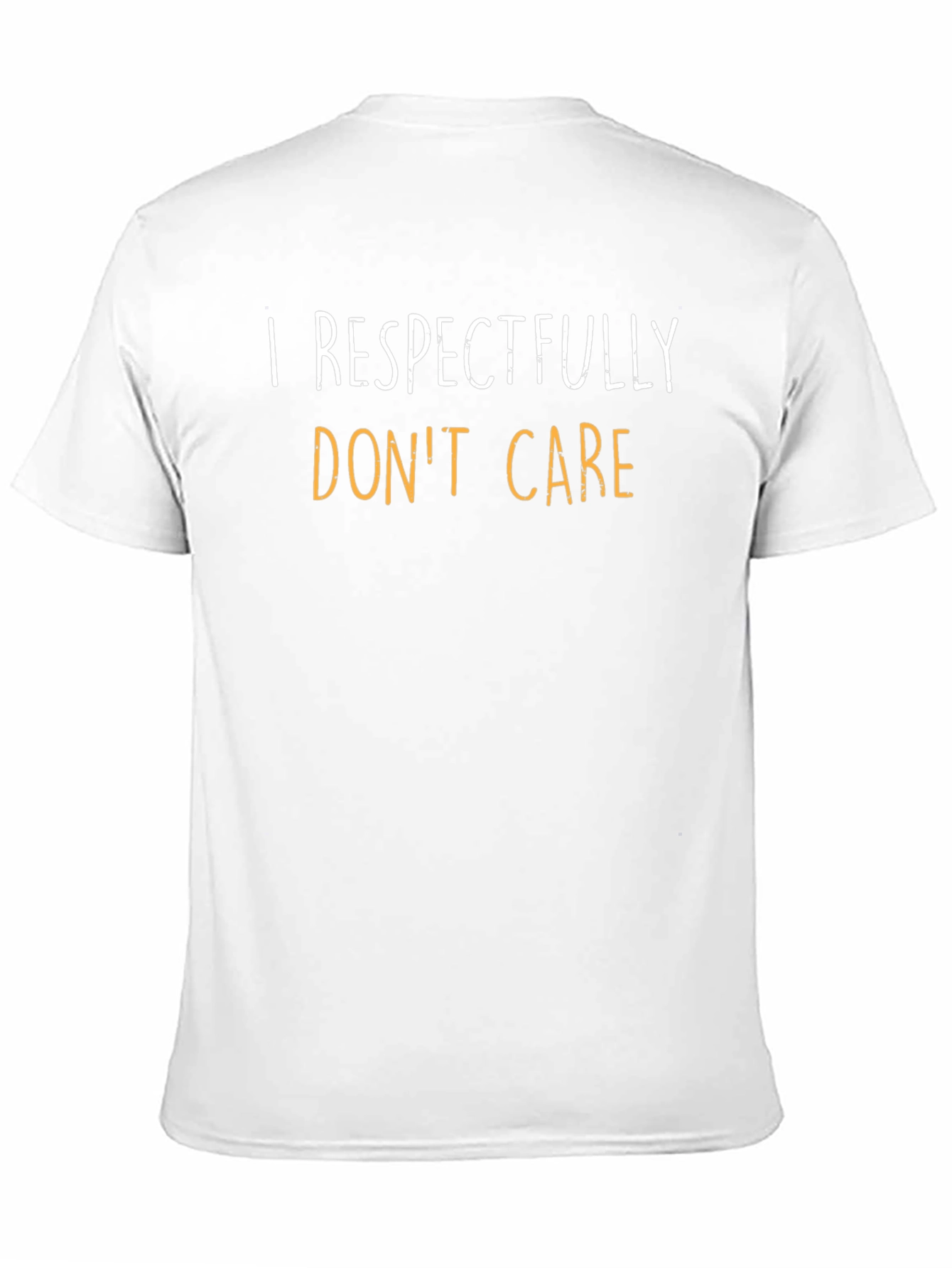 Respectfully Dont Care Graphic Tee - Black