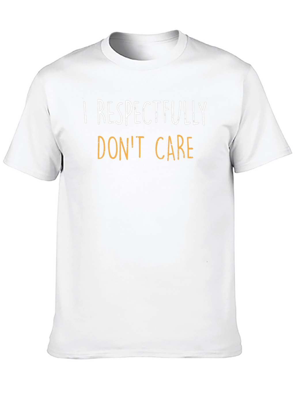 Respectfully Dont Care Graphic Tee - Black
