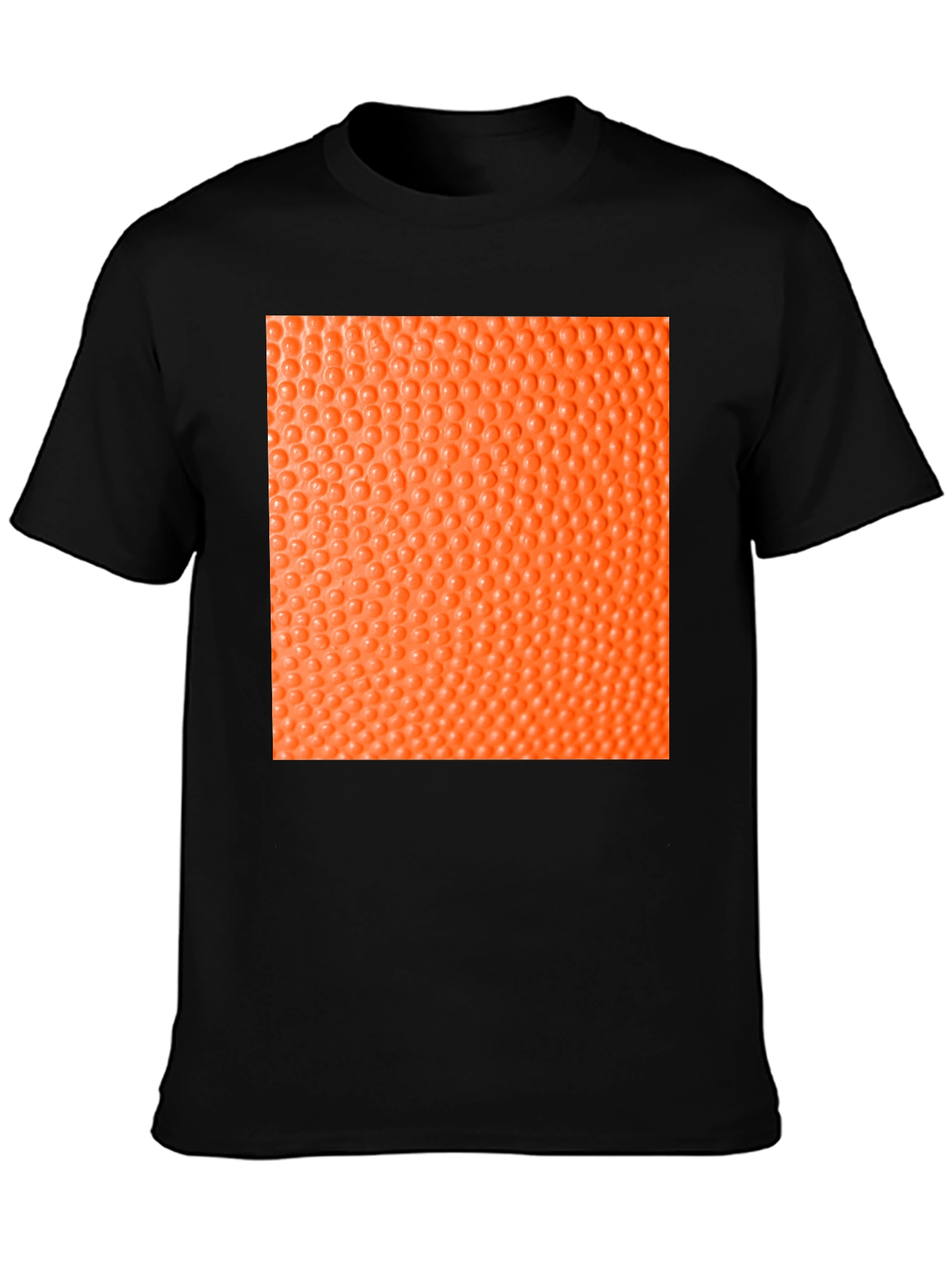 Textured Graphic Tee - Black