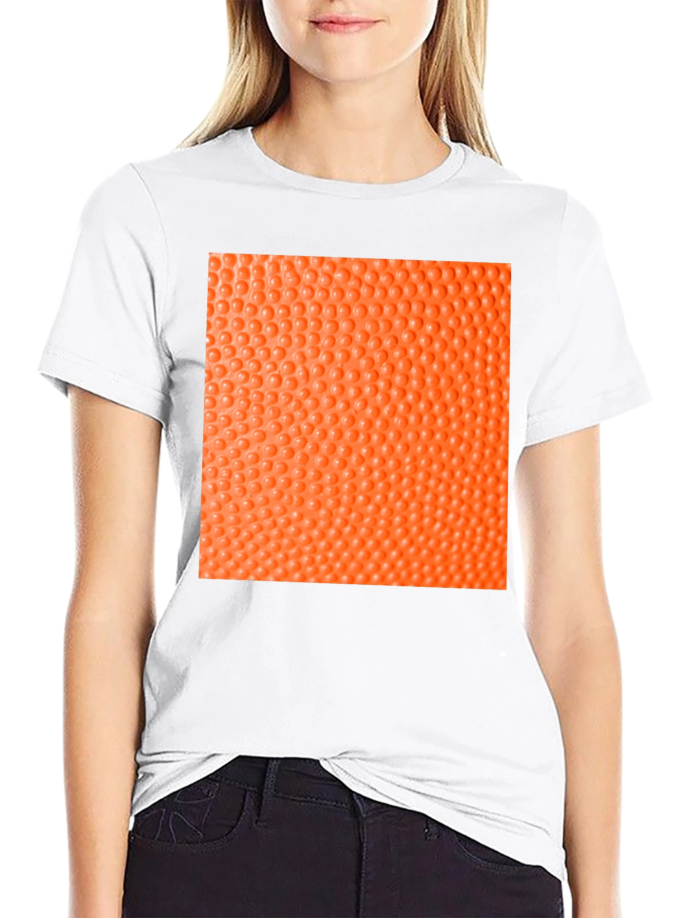 Textured Graphic Tee - Black
