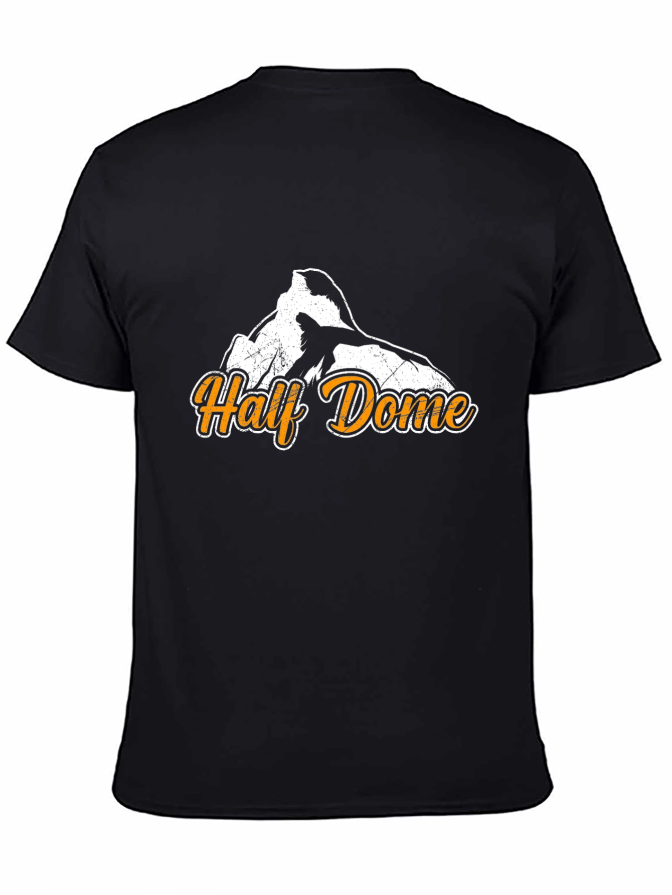 Half Dome Graphic T-Shirt - Black Cotton Tee