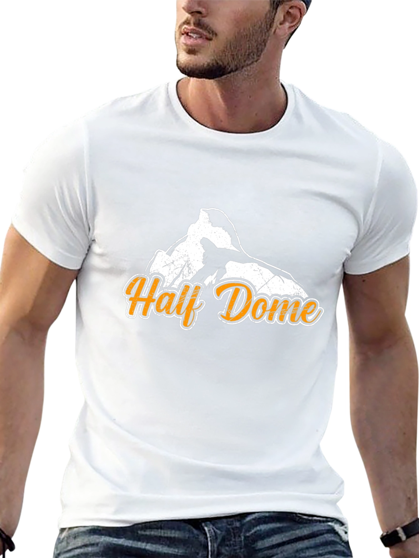 Half Dome Graphic T-Shirt - Black Cotton Tee