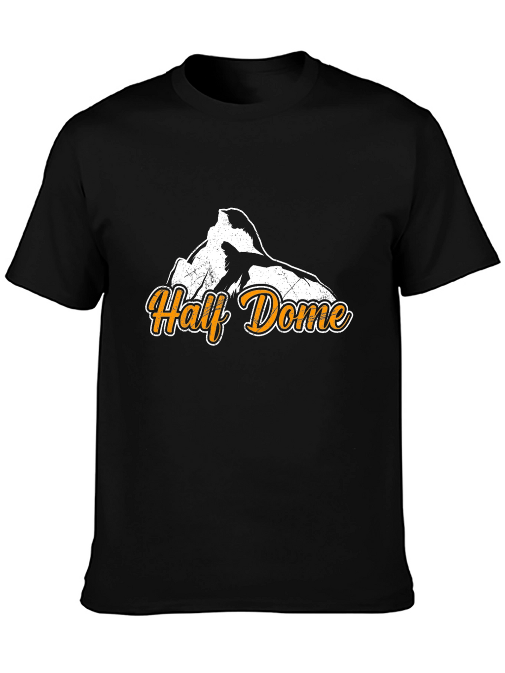 Half Dome Graphic T-Shirt - Black Cotton Tee