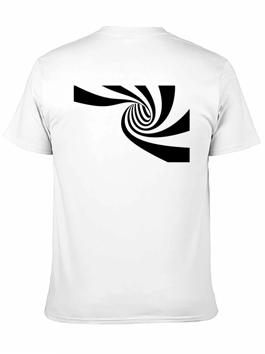 Optical Illusion Black T-Shirt