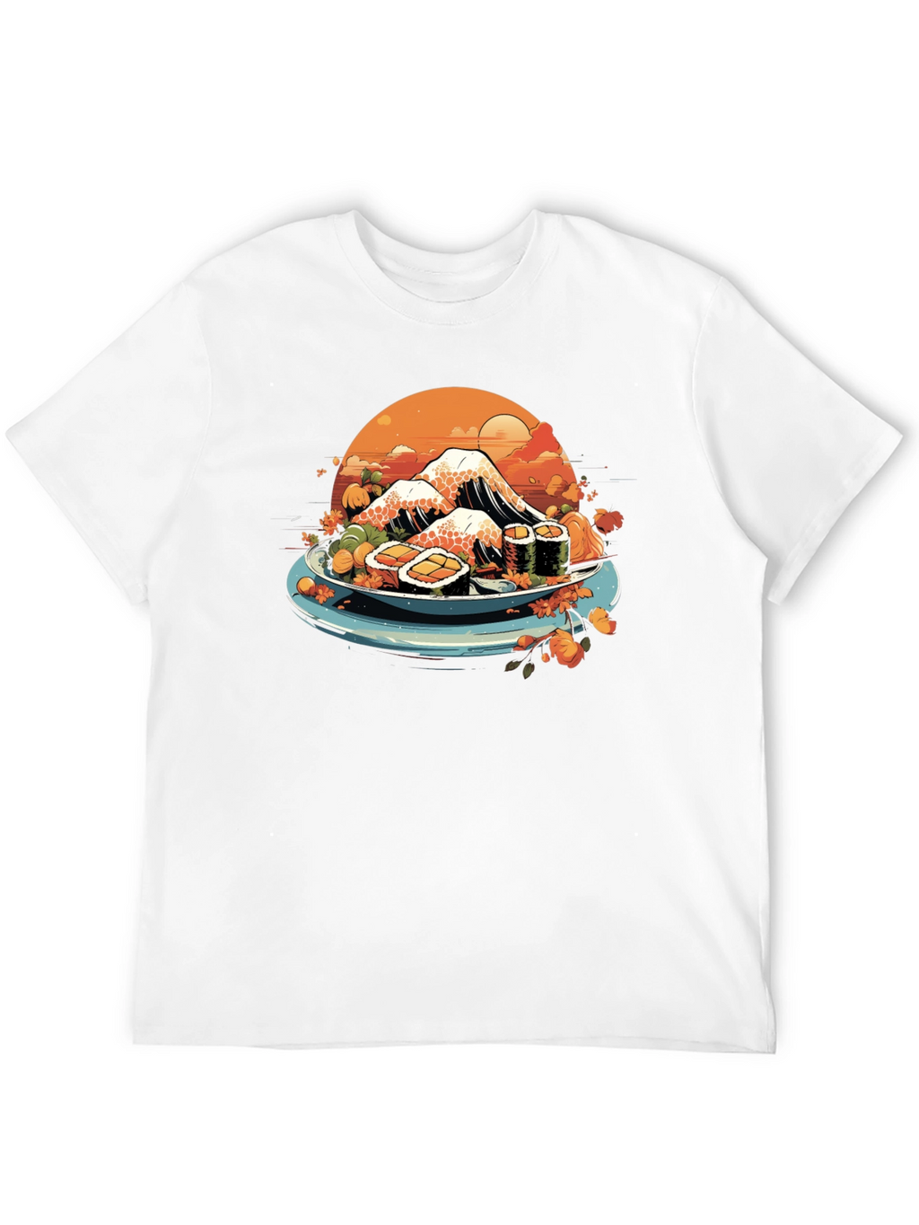 Sushi Mountain T-Shirt - Unique Graphic Tee