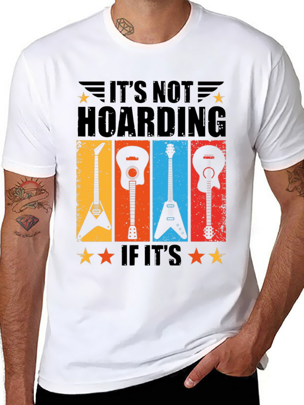 Its Not Hoarding If Its Guitars T-Shirt