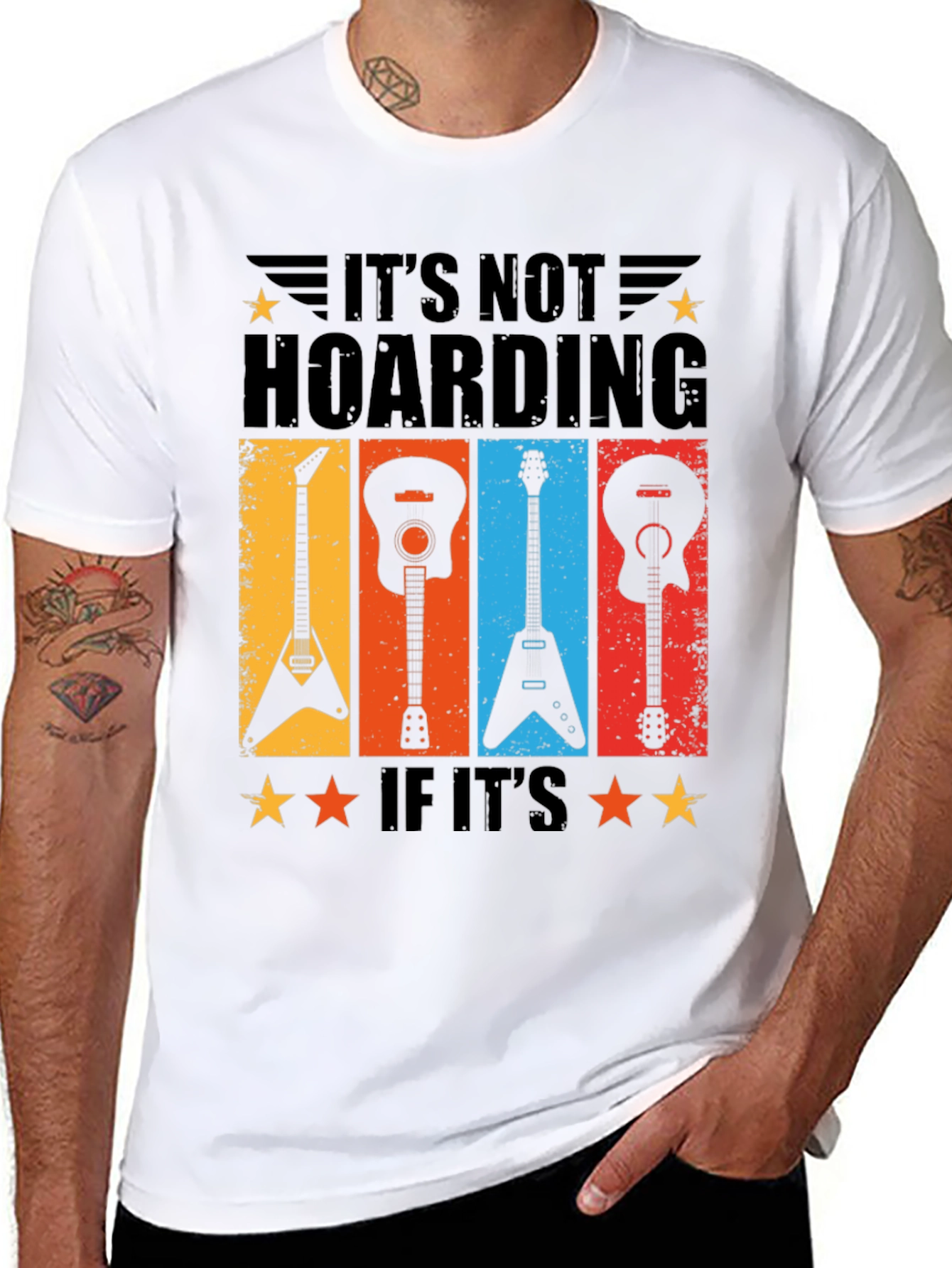 Its Not Hoarding If Its Guitars T-Shirt