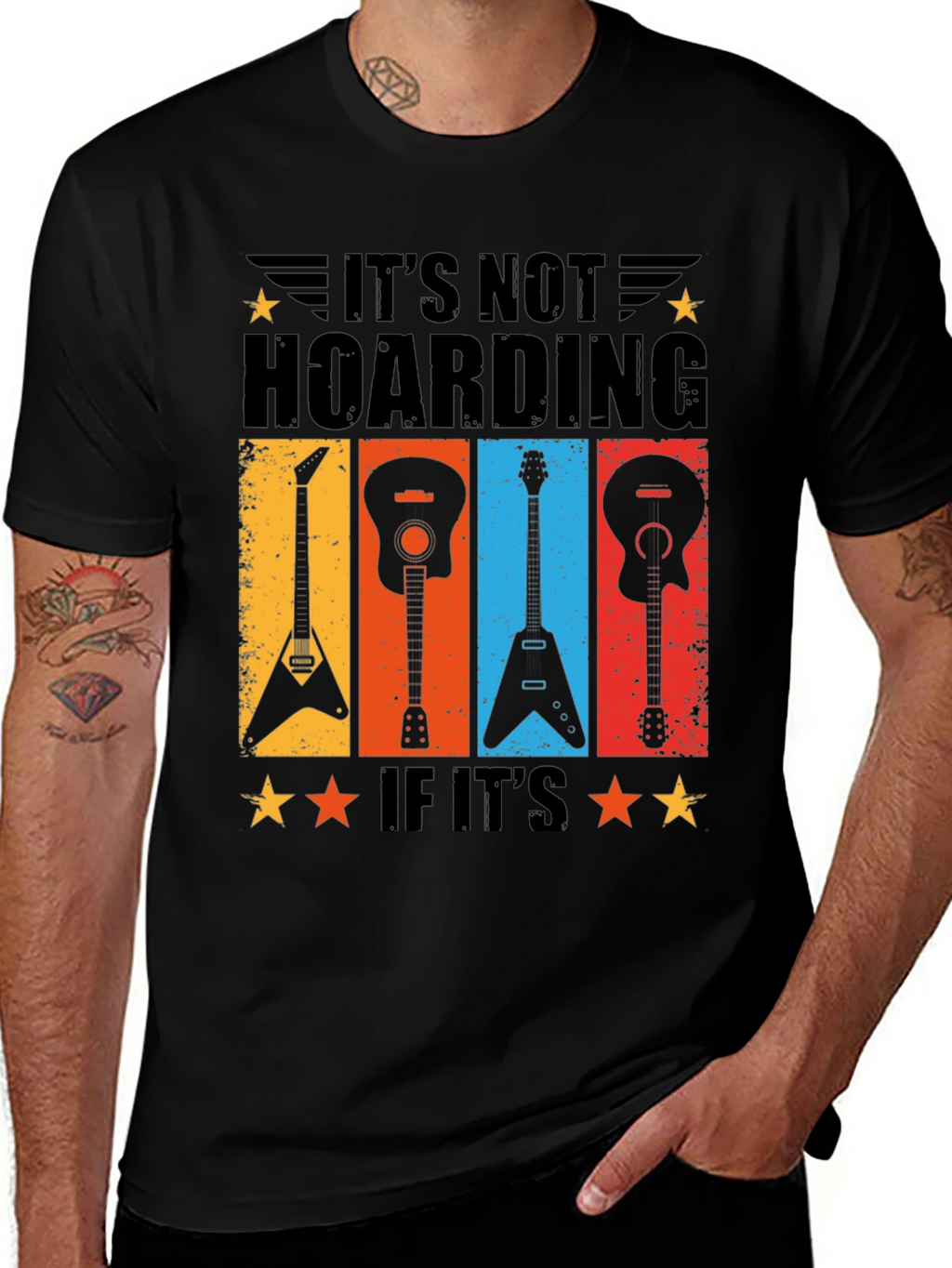 Its Not Hoarding If Its Guitars T-Shirt