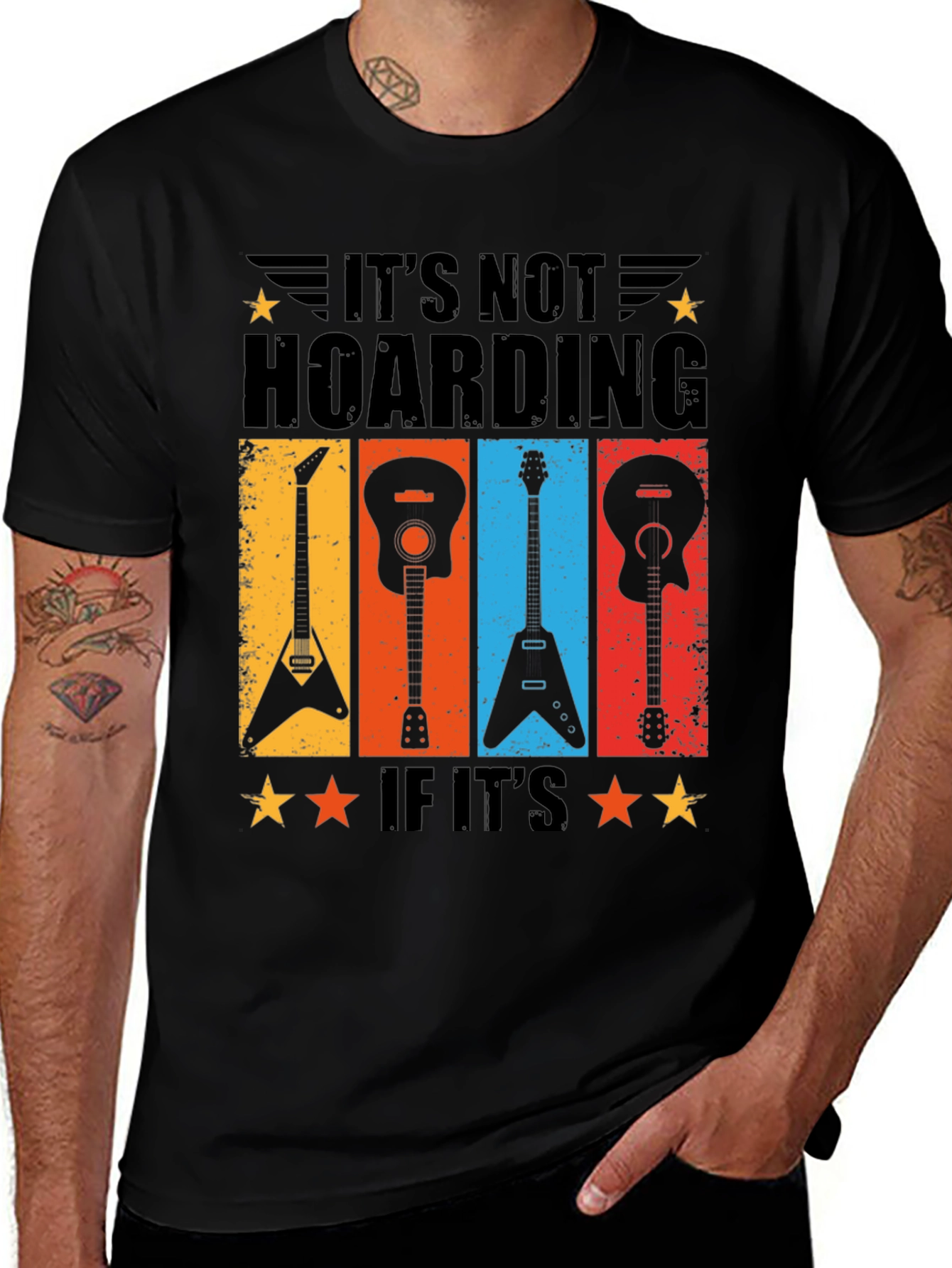 Its Not Hoarding If Its Guitars T-Shirt
