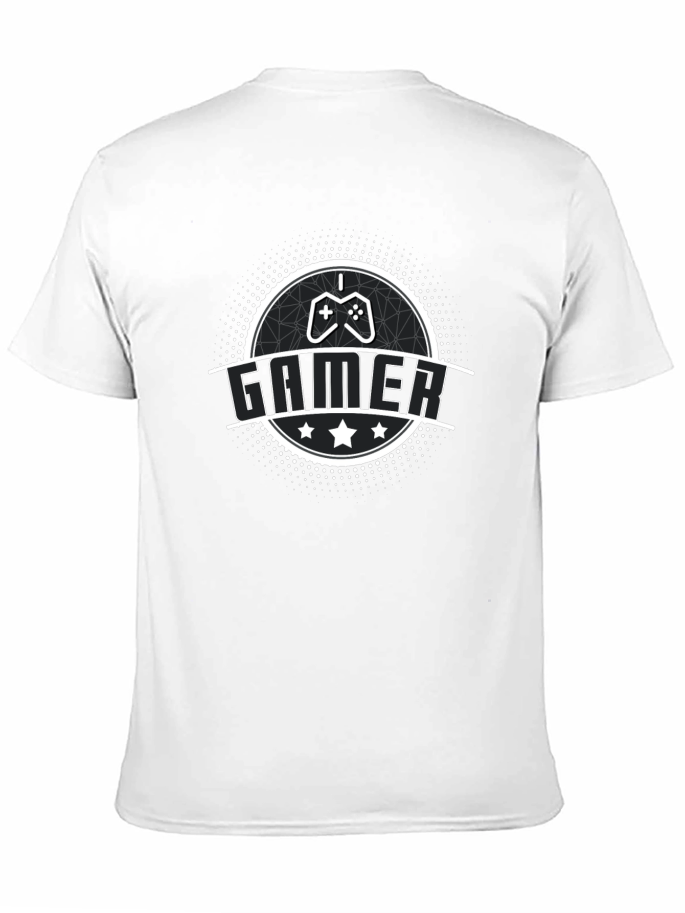 Gamer T-Shirt - Black - Gaming Controller Design