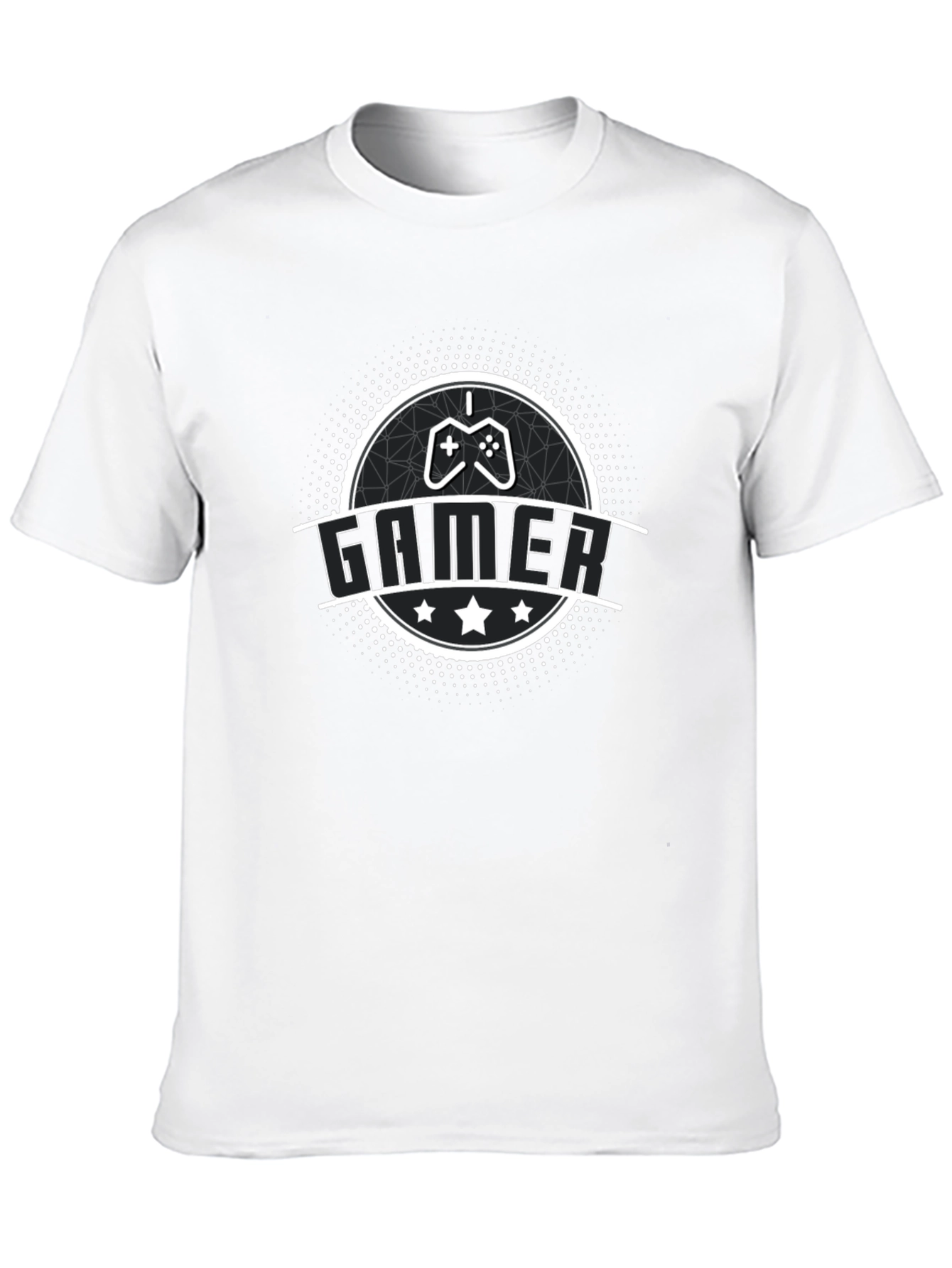 Gamer T-Shirt - Black - Gaming Controller Design
