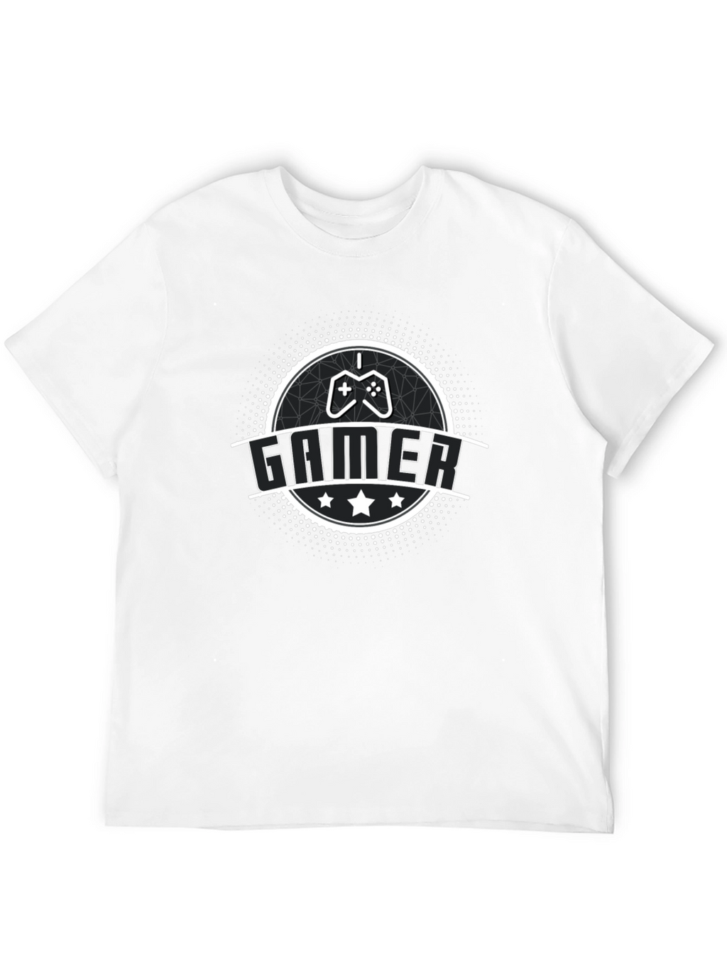 Gamer T-Shirt - Black - Gaming Controller Design