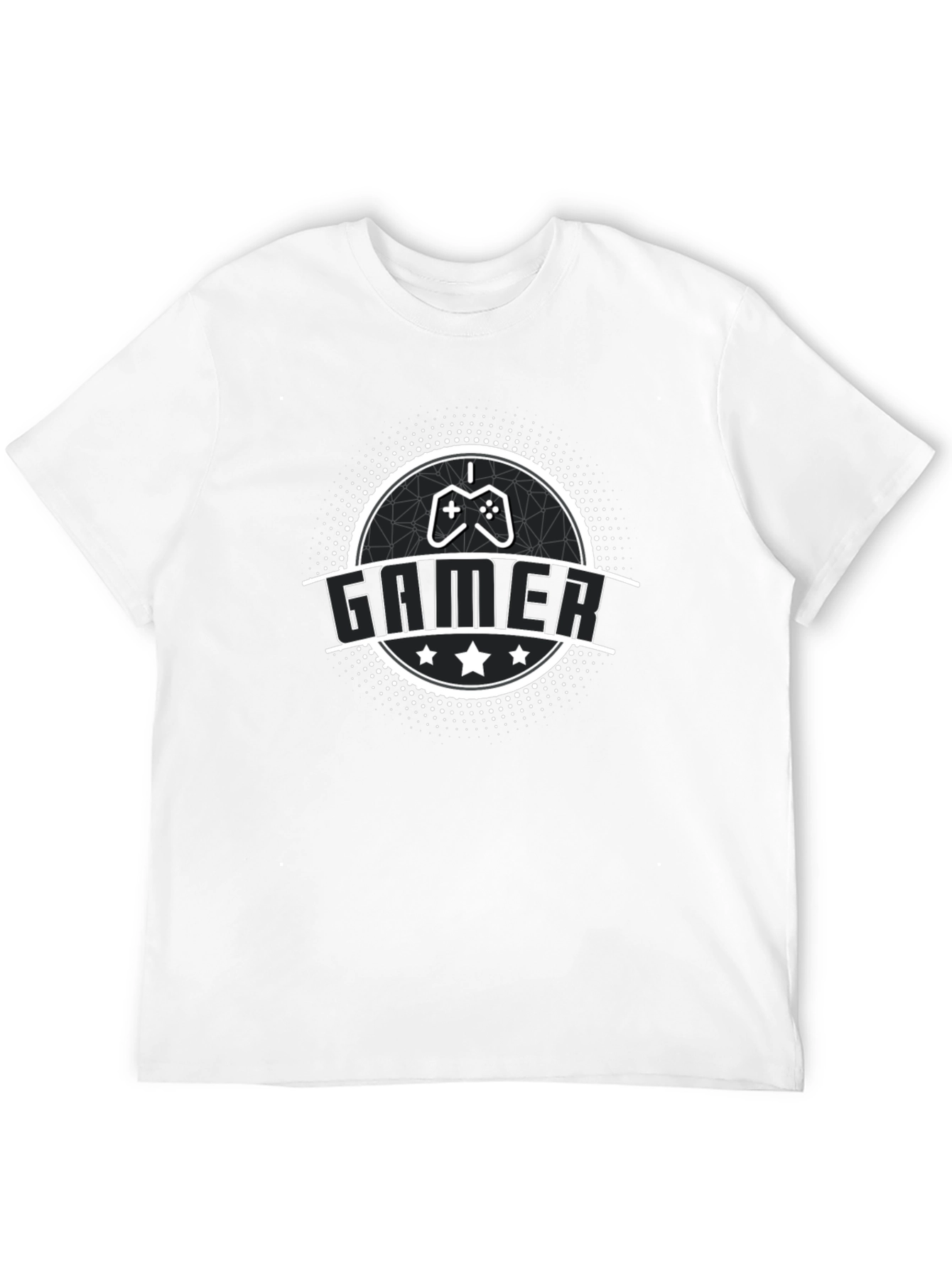 Gamer T-Shirt - Black - Gaming Controller Design
