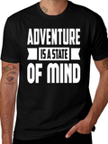 Adventure State of Mind Black Graphic Tee