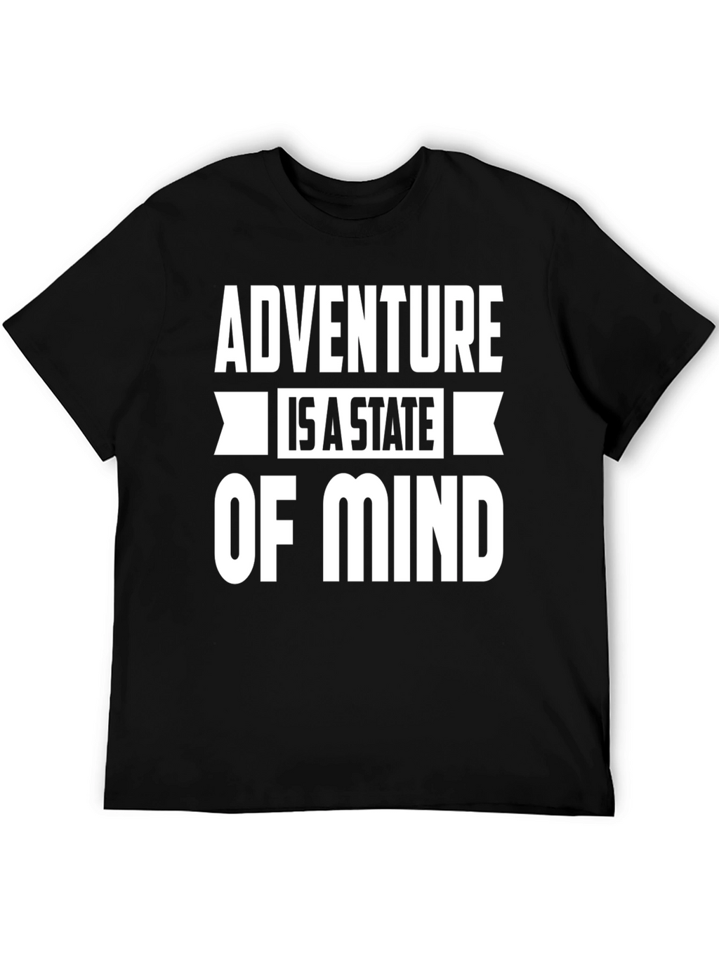 Adventure State of Mind Black Graphic Tee