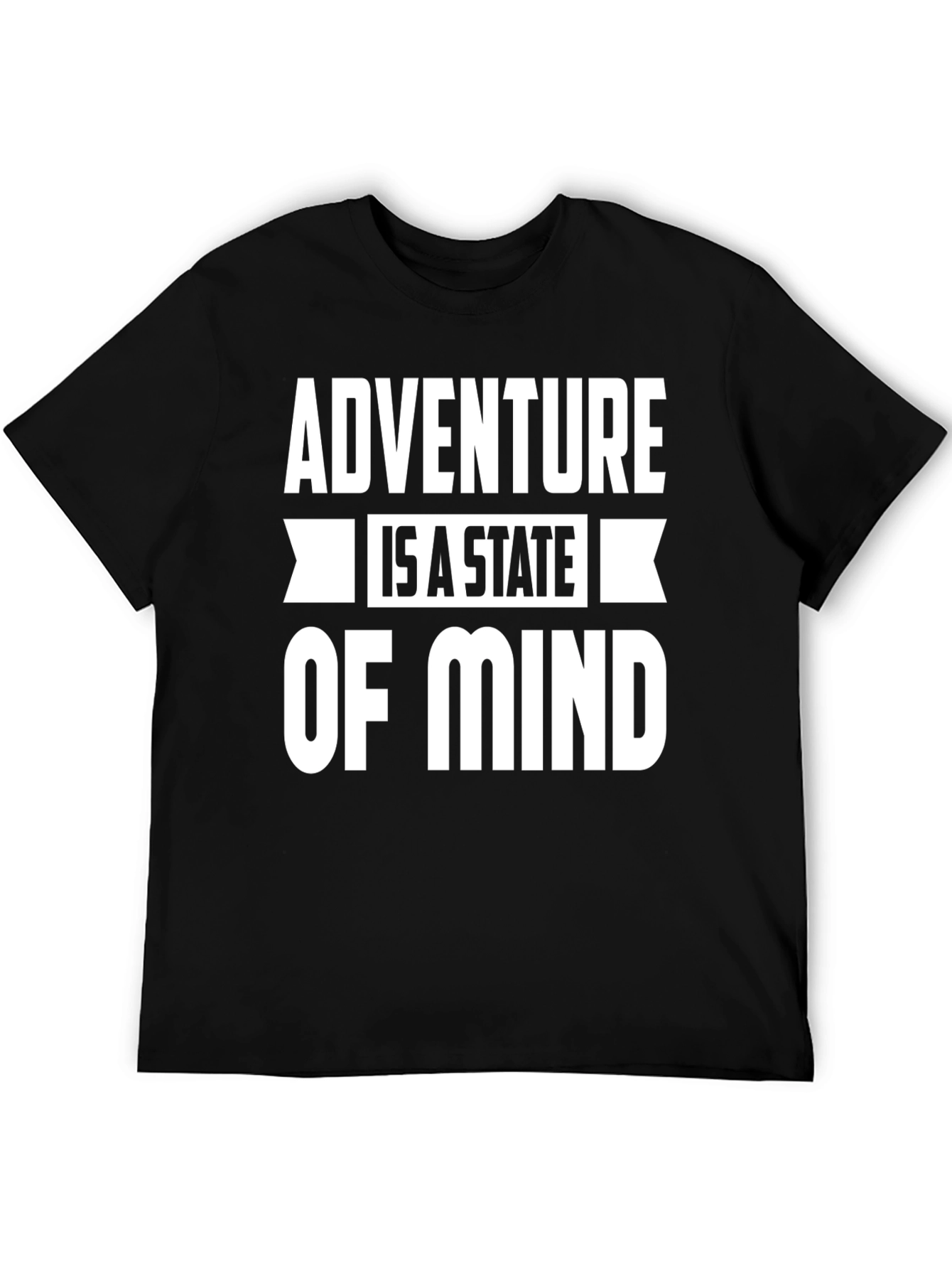 Adventure State of Mind Black Graphic Tee