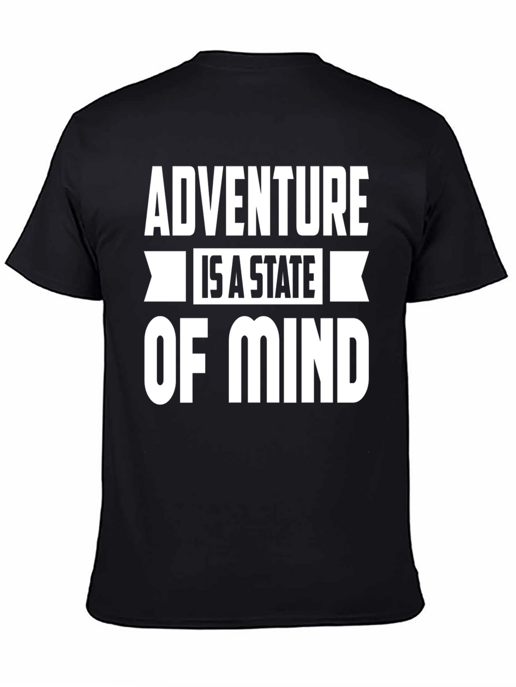 Adventure State of Mind Black Graphic Tee