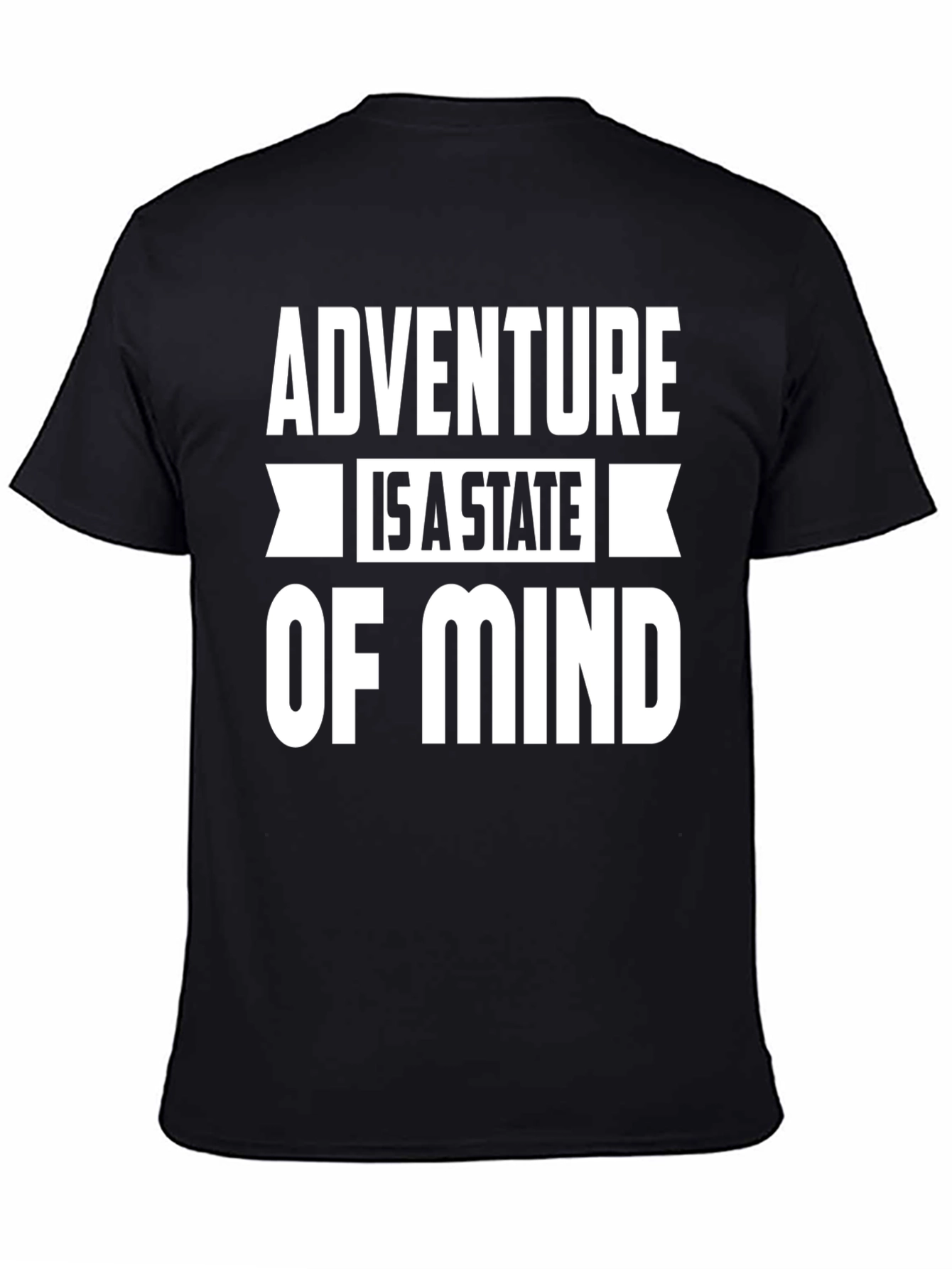Adventure State of Mind Black Graphic Tee