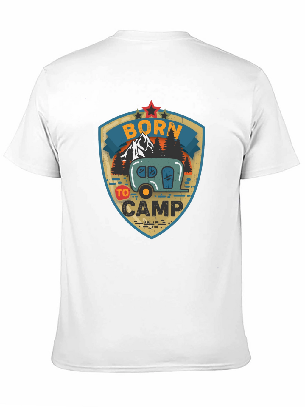 Born to Camp Graphic Tee - Camping T-Shirt