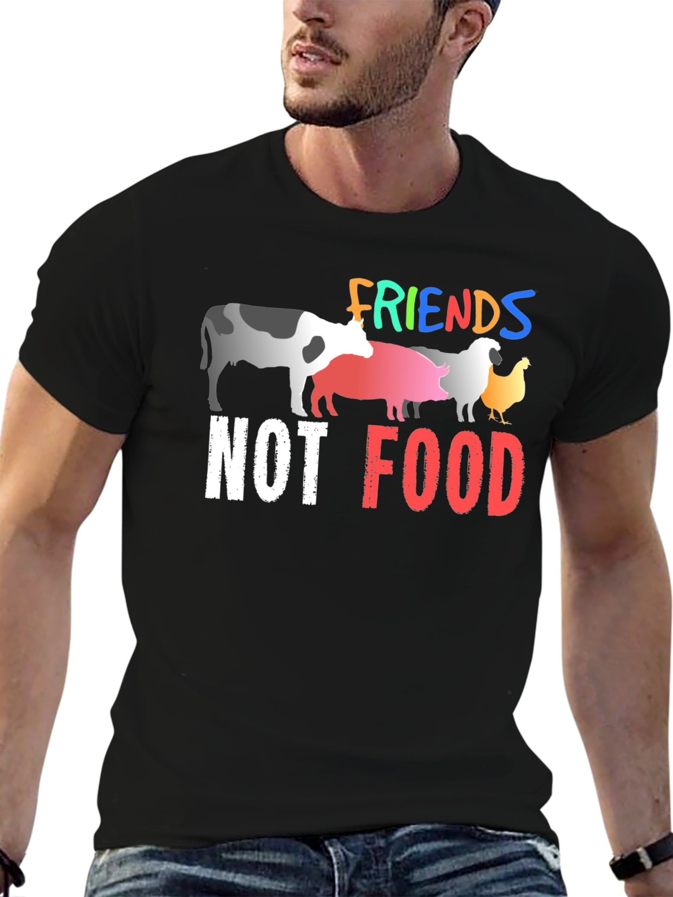 Vegan Friends Not Food T-Shirt