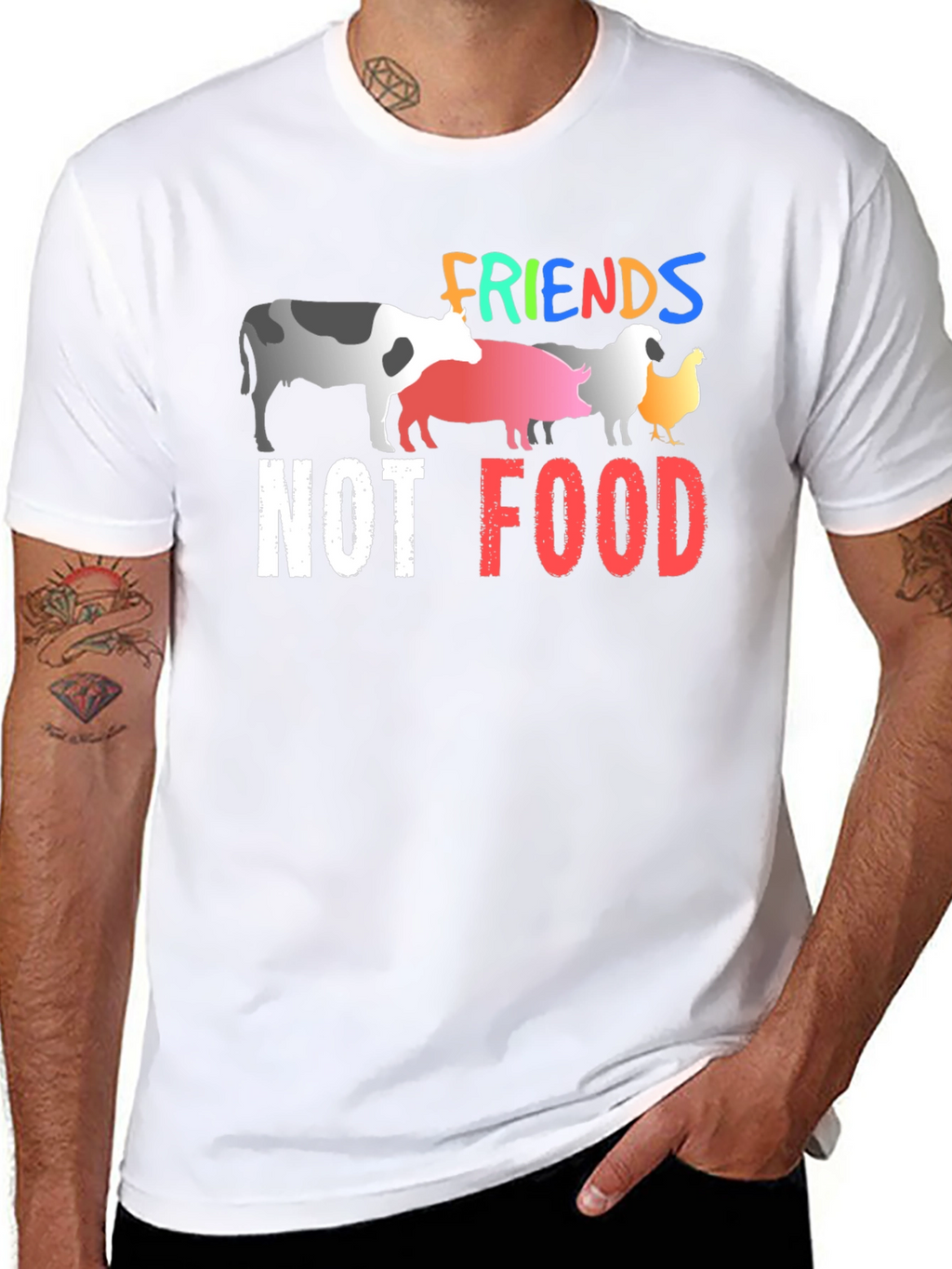Vegan Friends Not Food T-Shirt
