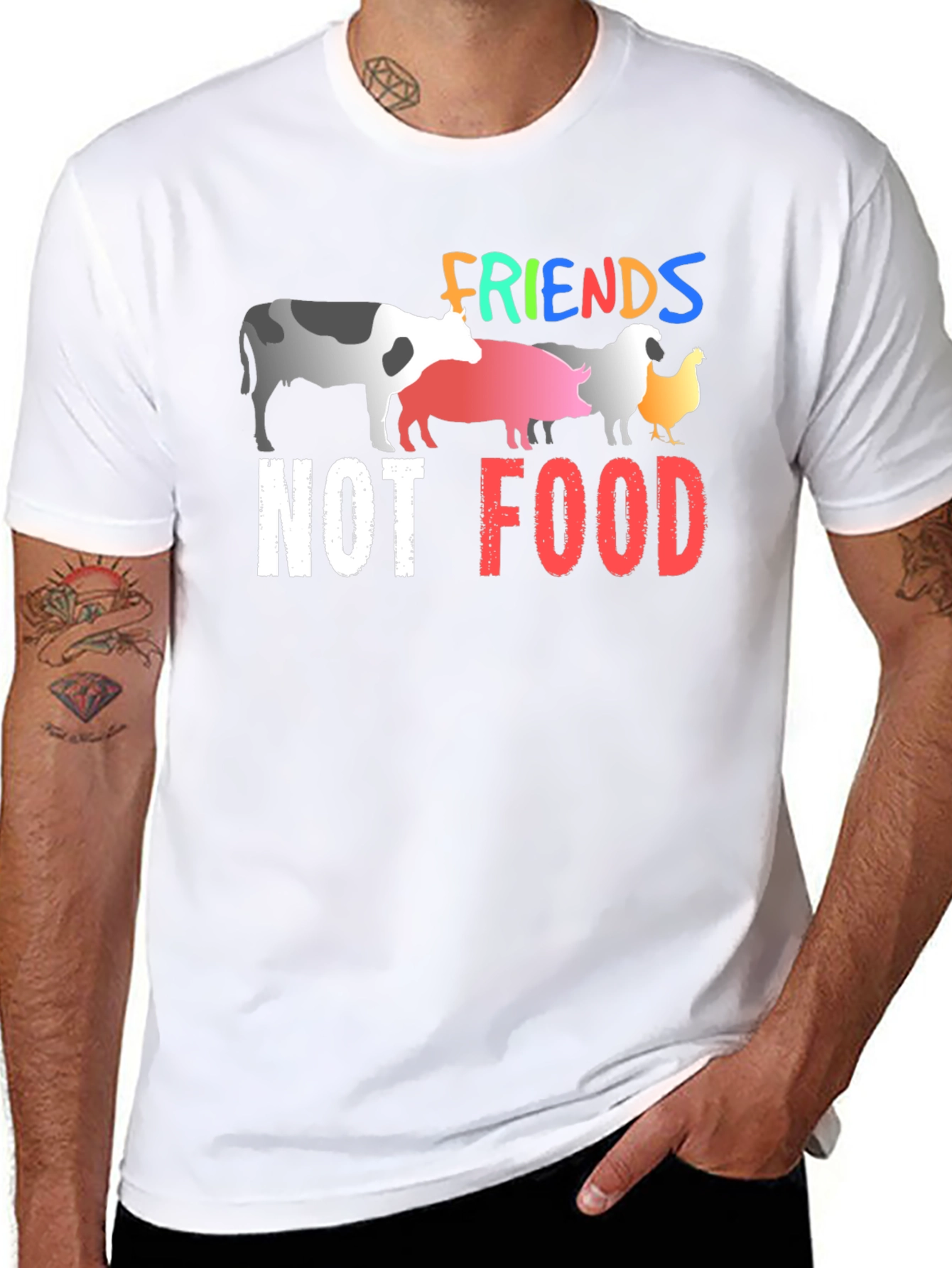 Vegan Friends Not Food T-Shirt