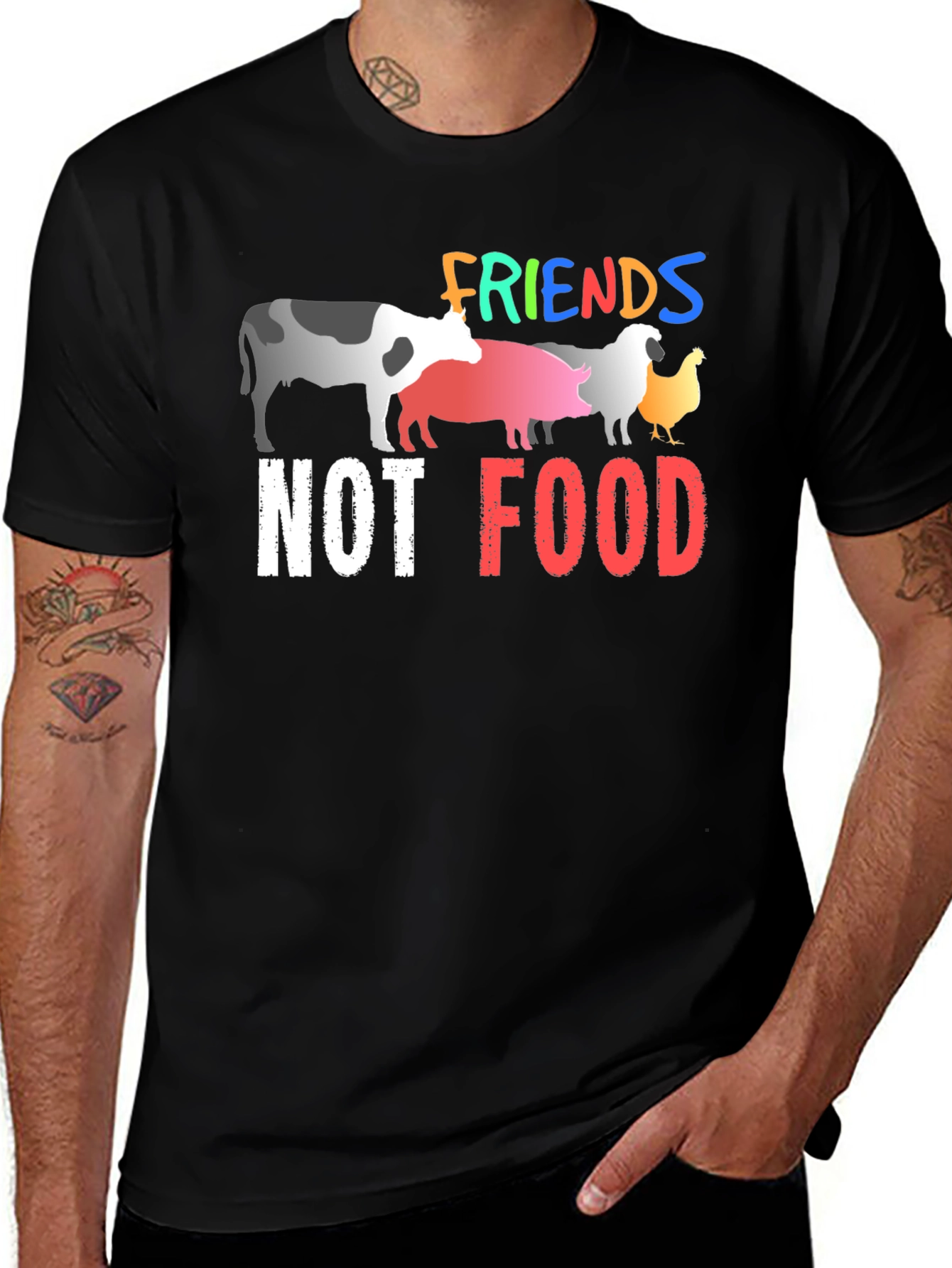 Vegan Friends Not Food T-Shirt