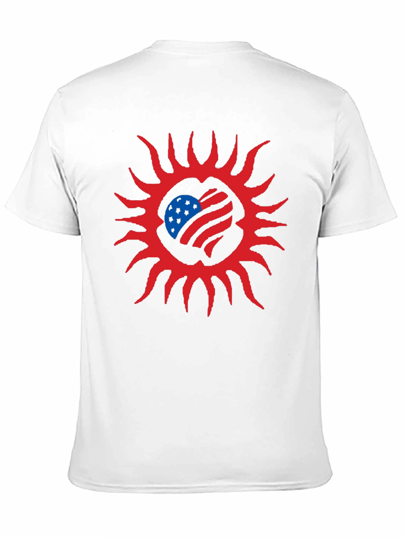 American Flag Sun Graphic Tee