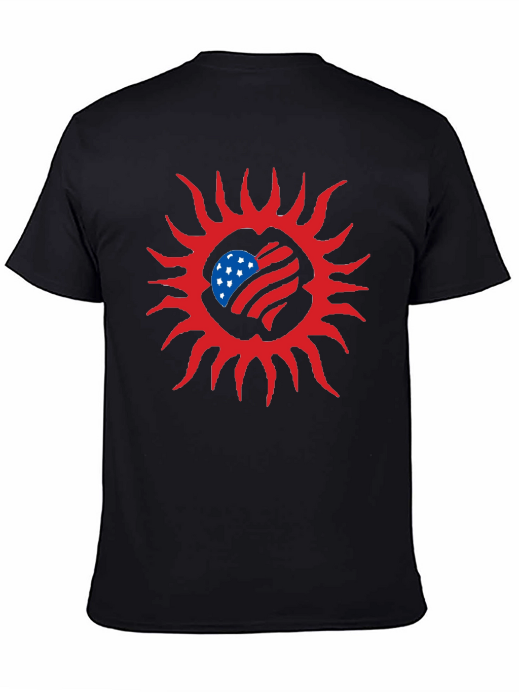 American Flag Sun Graphic Tee